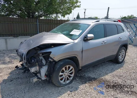 2019 Jeep Cherokee Latitude Fwd из США, поврежденный, VIN 1C4PJLCB8KD247692